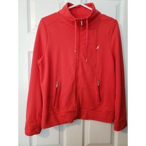 Nautica orange fleece jacket